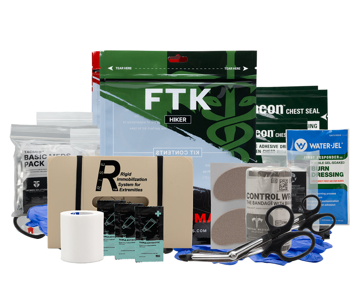Field Trauma Kit (FTK™) Hiker | Compact Emergency First Aid Kit